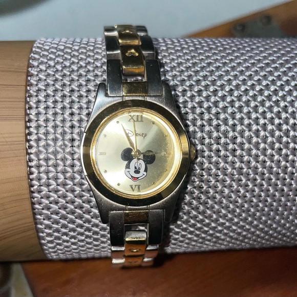 Disney Accessories - VINTAGE Mickey Mouse Gold and Silver Watch